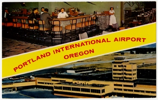 Image: postcard: Portland International Airport (Oregon)