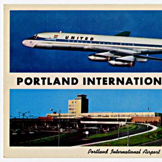 Image #1: postcard: Portland International Airport (Oregon), United Air Lines