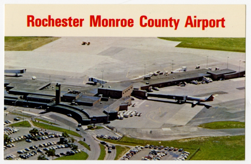 Image: postcard: Rochester Monroe County Airport
