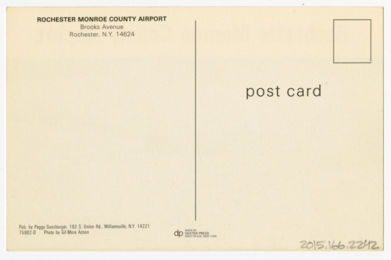 Image: postcard: Rochester Monroe County Airport