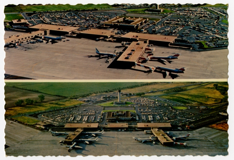 Image: postcard: Sacramento Metro Airport