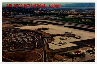 Image: postcard: San Diego International Airport