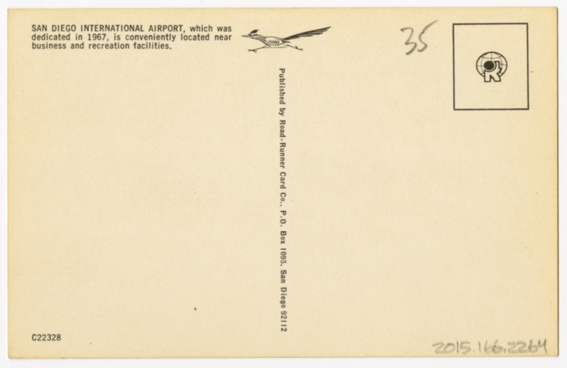 Image: postcard: San Diego International Airport