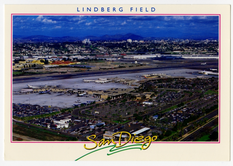 Image: postcard: San Diego International Airport