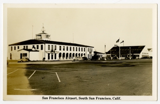 Image: postcard: San Francisco Airport
