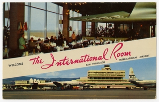 Image: postcard: San Francisco International Airport (SFO), The International Room