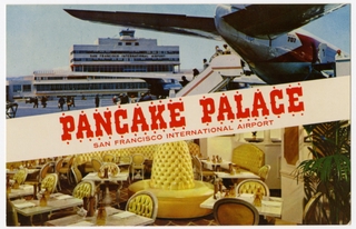 Image: postcard: San Francisco International Airport (SFO), Pancake Palace