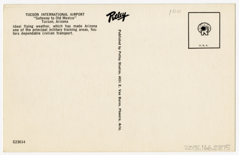 Image: postcard: Tucson International Airport