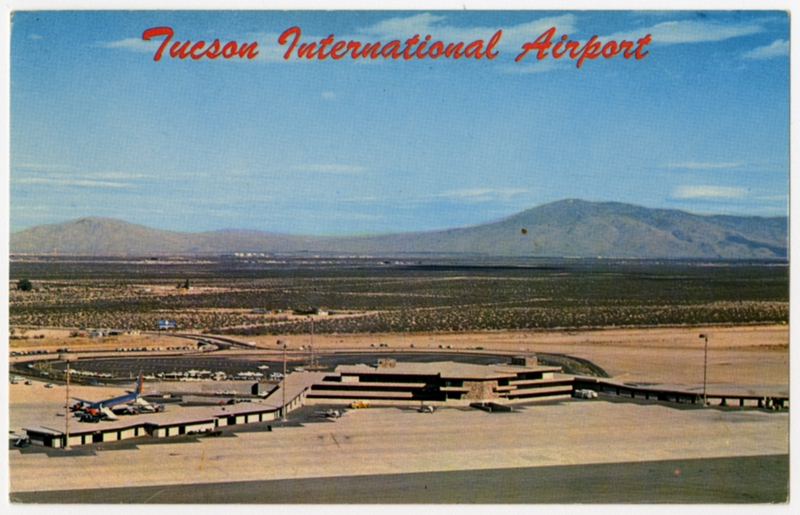 Image: postcard: Tucson International Airport