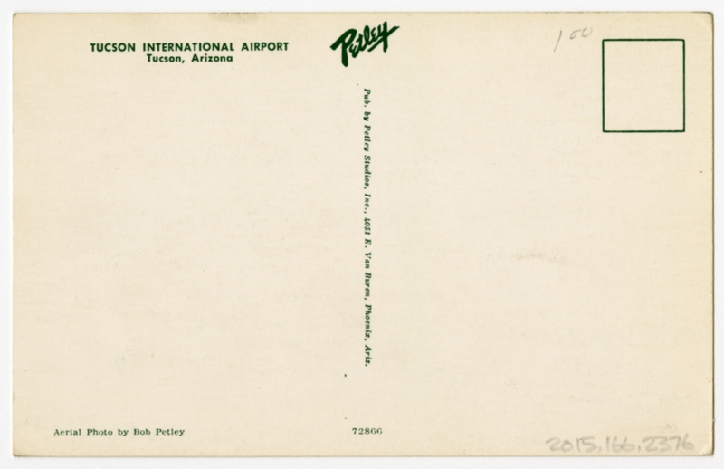 Image: postcard: Tucson International Airport