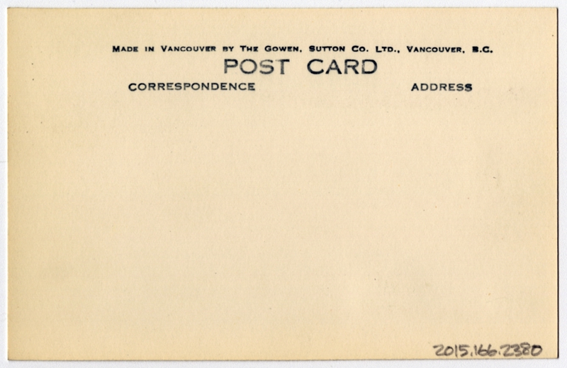 Image: postcard: Vancouver International Airport, Douglas DC-6, Douglas DC-3