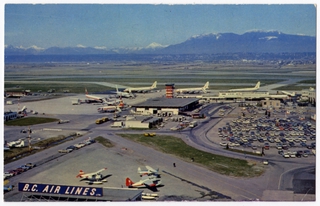 Image: postcard: Vancouver International Airport