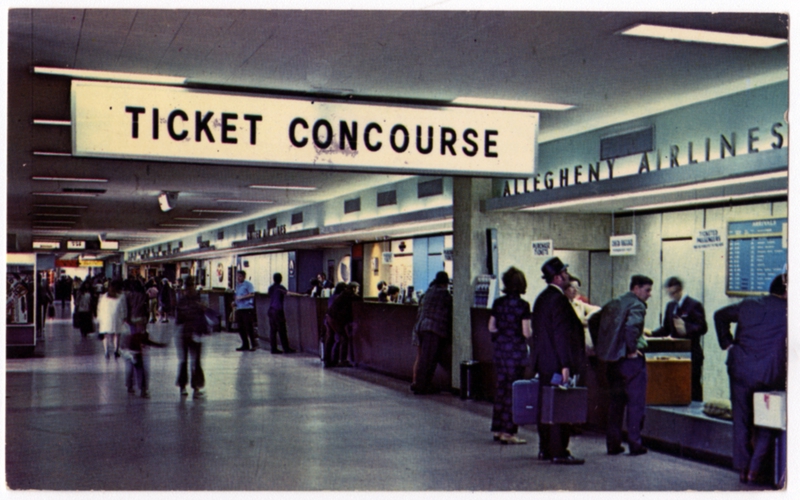 Image: postcard: Bradley International Airport