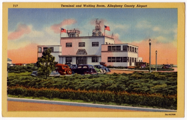 Postcard: Allegheny County Airport
