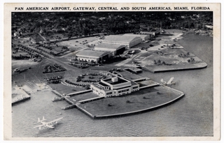 Image: postcard: Pan American Airport, Miami
