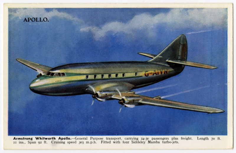 Image: postcard: Armstrong Whitworth Apollo