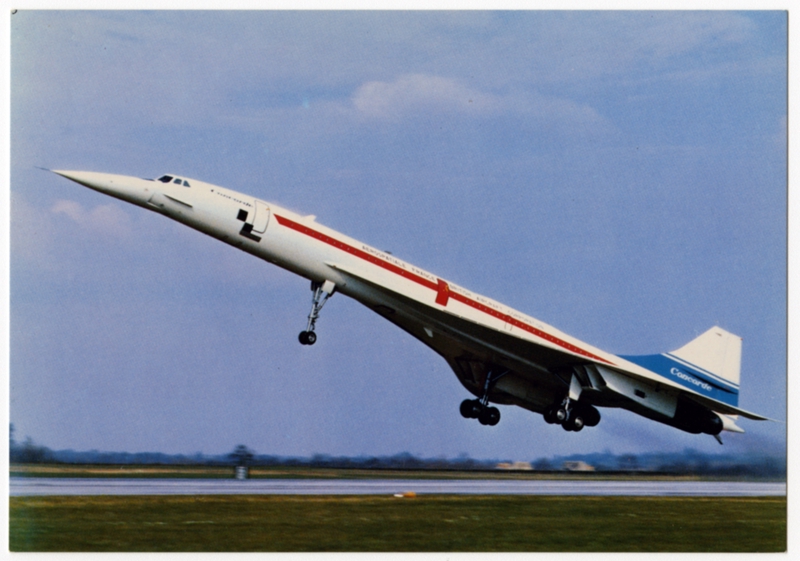 Image: postcard: Sud Aviation/ British Aircraft Corporation Concorde prototype 002