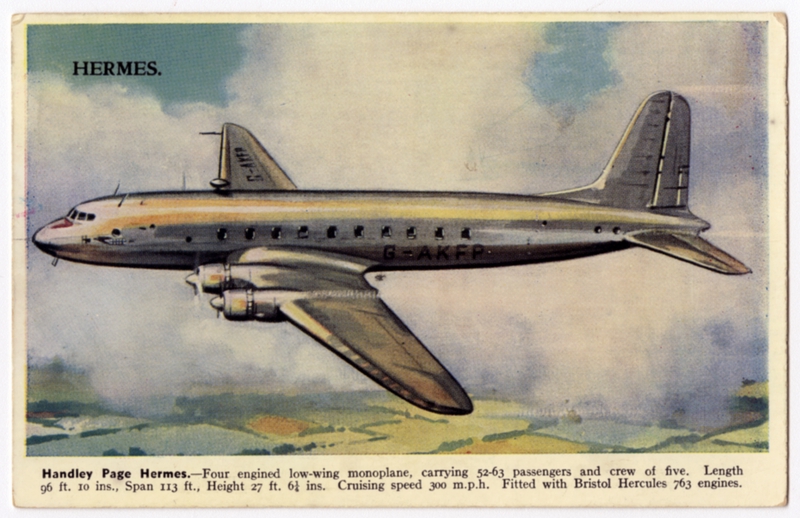 Image: postcard: Handley Page Hermes