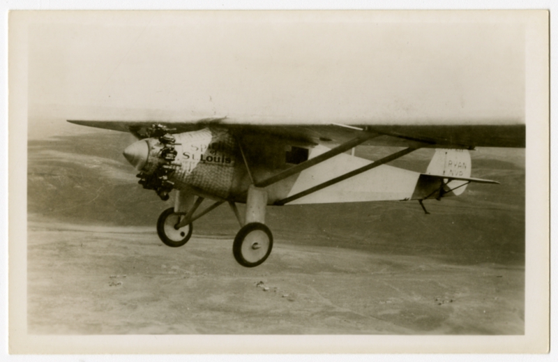 Image: postcard: Spirit of St. Louis
