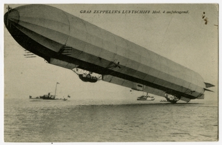 Image: postcard: Zeppelin LZ-4