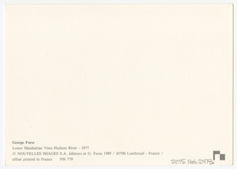 Image: postcard: Goodyear Zeppelin, New York