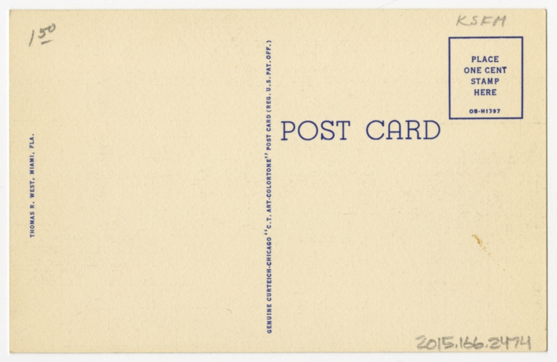 Image: postcard: Port of Miami