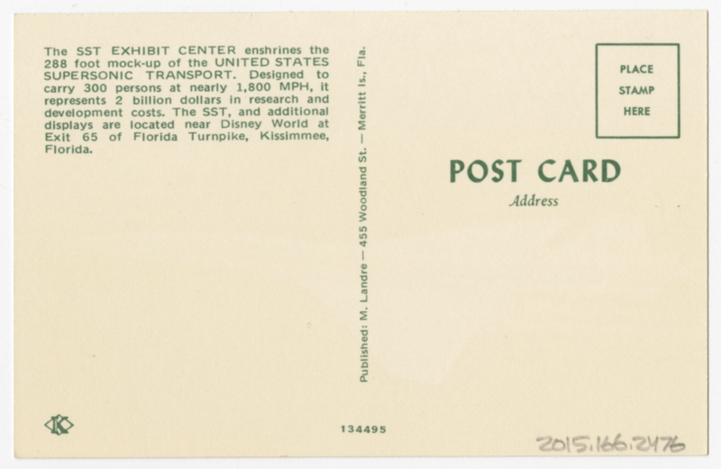 Image: postcard: Boeing SST