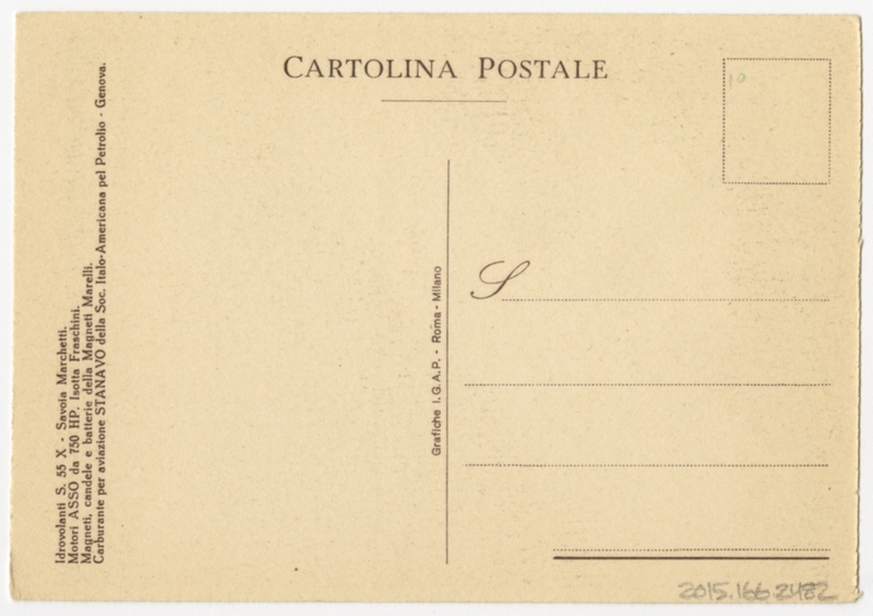 Image: postcard: Crociera Aerea del Decennale 1933 - XI