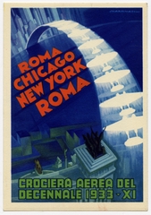 Image: postcard: Crociera Aerea del Decennale 1933 - XI