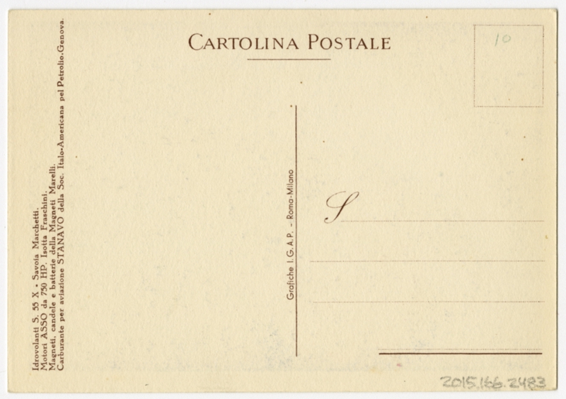 Image: postcard: Crociera Aerea del Decennale 1933 - XI