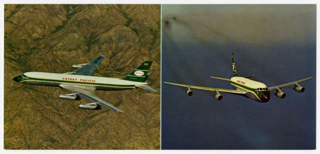 Postcard: Cathay Pacific Airways, Convair 880-22M