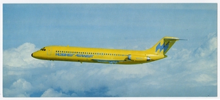Image: postcard: Hughes Airwest, Douglas DC-9