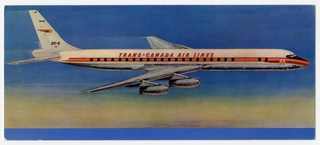 Image: postcard: Trans-Canada Air Lines (TCA), Douglas DC-8