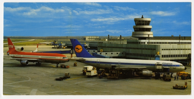 Postcard: Düsseldorf am Rhein Airport, Lufthansa