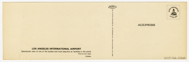 Image: postcard: Los Angeles International Airport