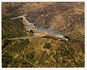 Image: postcard: American Airlines, Boeing 727
