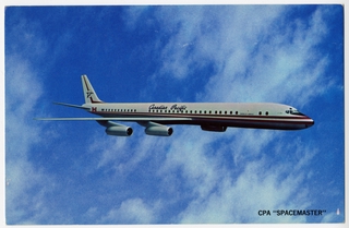 Image: postcard: Canadian Pacific Air Lines, Douglas DC-8