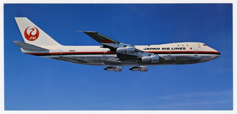 JAPAN AIR LINEDC10ポストカード JAPAN AIR LINEDC10ポストカード