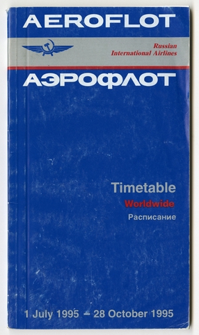 Timetable: Aeroflot Russian International Airlines