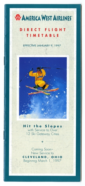 Image: timetable: America West Airlines