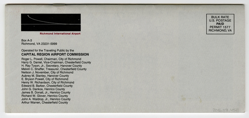 Image: timetable: Richmond International Airport