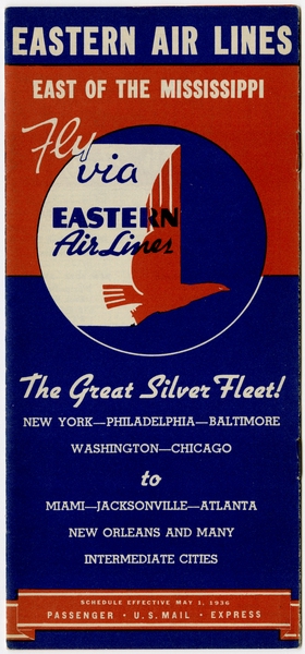 Image: timetable: Eastern Air Lines