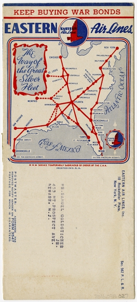 Image: timetable: Eastern Air Lines