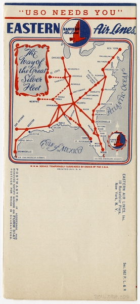 Image: timetable: Eastern Air Lines