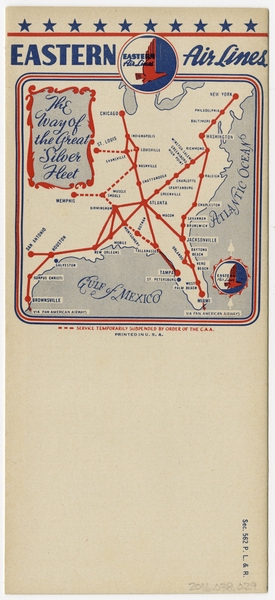 Image: timetable: Eastern Air Lines