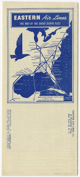 Image: timetable: Eastern Air Lines