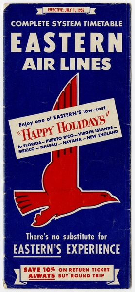 Image: timetable: Eastern Air Lines