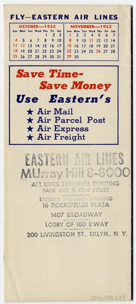 Image: timetable: Eastern Air Lines