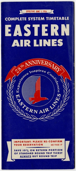 Image: timetable: Eastern Air Lines