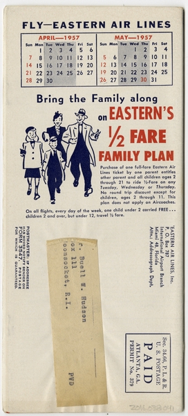 Image: timetable: Eastern Air Lines